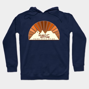 Adjust Your Altitude Park City, Utah Golden Sunrays Hoodie